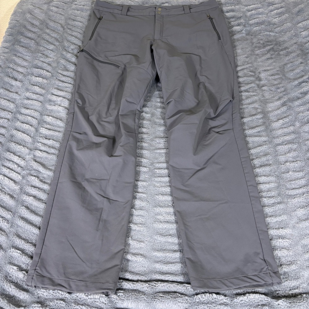 REI Co-op 40x34 Hiking Pants Gray Nylon‎ Blend Stretch Technical Outdoor Trail